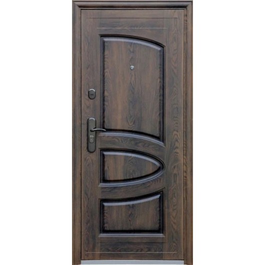 Ст. 127+ Дверь бархатный лак (улица) (минвата пер) (70mm) (1200) L + РУЧКА